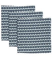 Småfolk Muslinfiltar - 3-pack - 79x79 - Medeltida Blue