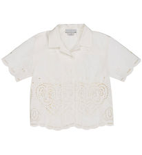 Stella McCartney Kids Skyrta - Ivory M. Mynsturprjón