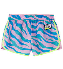 Stella McCartney Kids Sports Shorts - Pink/Blue/Green Striped