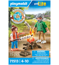Playmobil My Life - Lägereld med marshmallows - 71513 - 15 Delar