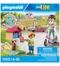 Playmobil My Life - Bokbyte Foder Bokmaskar - 71511 - 25 Delar