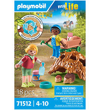 Playmobil My Life - Vrd av Igelkottsfamiljen - 71512 - 18 Delar