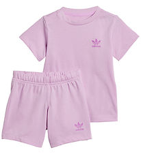adidas Originals Shorts Set - Short Tee Set - Pink