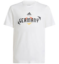 adidas Performance T-shirt - Germany Tee Y - White/Black