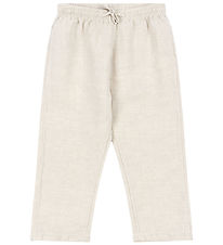 Konges Sljd Trousers - Linen/Cotton - Leoni - Nature