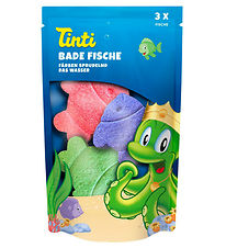 Tinti Badebomben - Fisch - 3er-Pack - Rot/Lila/Grn