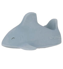 Lssig Bath Toy - Natural Rubber - Shark - Grey