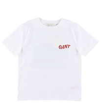GANT T-Shirt - Surf Academy - Weiß