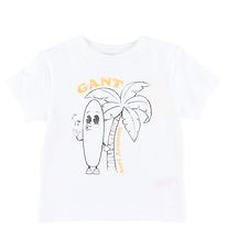 GANT T-Shirt - Surf Academy - Blanc