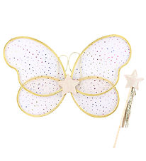 Konges Sljd Costumes - Fairy Wings/Party stick - Fairy Etoile