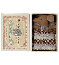 Maileg Mouse - Sleep/Awake Baby Mouse I Matchbox - Pink