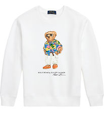 Polo Ralph Lauren Sweatshirt - Wit m. Knuffel