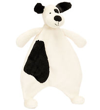 Jellycat Knuffeldoekjes - 27x20 cm - Verlegen Black & Cream Pupp