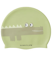 SunnyLife Bonnet de Bain - Cookie le Croco - Light Khaki