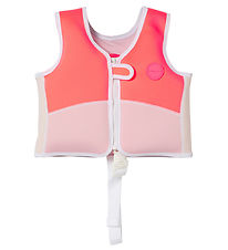 SunnyLife Swim Vest - Melody the Mermaid - Neon Strawb