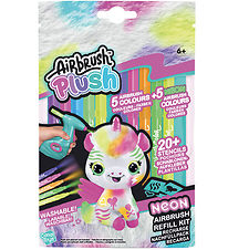 Airbrush Plush Tekenset - Refill Neon Set - 10 st.