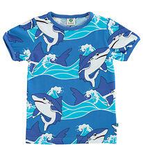 Smfolk T-shirt - Brilliant Blue w. Sharks