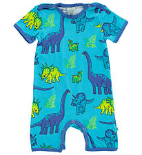 Smfolk Summer Romper - Blue Atoll w. Dinosaur