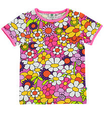 Smfolk T-shirt - Spring Pink w. Flowers