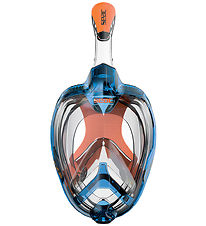 Seac Snorkel Mask - Magica L/XL - Blue/Orange