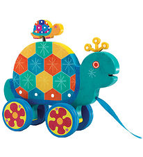 Djeco Pull Along Toy - Gaspard - Tortoise