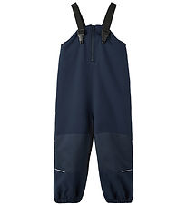 Name It Softshell Pants w. Fleece/Suspenders - NmnAlfa08 - Dark