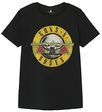 Name It T-shirt - NkmMadi - Black - Guns N Roses