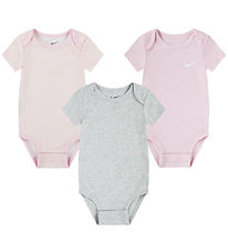 Nike Bodysuits k/æ - 3-Pack - Birch Heather