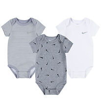 Nike Bodysuits k/ - 3-Pack - DK Grey Heather