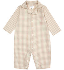 Lalaby Nightsuit - Classic+ - Beige Gingham