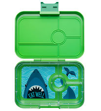 Yumbox Nestisbox M. 4 herbergi - Bento Tapas - Jurassic Green/Sh