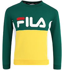 Fila Sweat-shirt - Lambertsberg - Aventurine/Pissenlit/Bright Wh