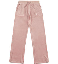 Juicy Couture Velvet Trousers - Tonal - Adobe Rose
