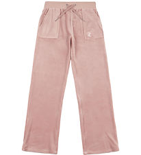 Juicy Couture Veluurihousut - Tonaalinen - Adobe Rose