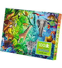 Crocodile Creek Puzzle - 100 Briques - Jungle Paradise