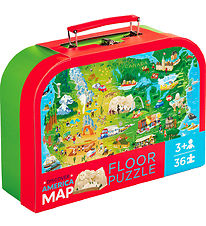Puzzle Crocodile Creek - 36 Briques - Discover America Map