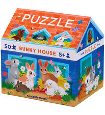 Crocodile Creek Puzzel - 50 Bakstenen - Bunny Huis