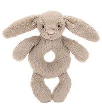 Jellycat Hringhristla - 18x8 cm - Bashful Bunny - Drapplitað