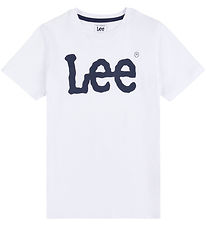 Lee T-Shirt - Graphique bancal - Bright White