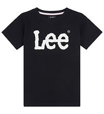 Lee T-shirt - Wobbly Graphic - Black