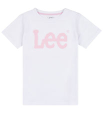 Lee T-shirt - Wobbly Graphic - Bright White