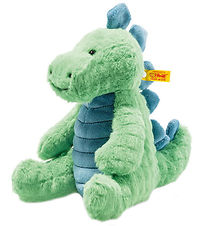 Steiff Soft Toy - 28 cm - Spott Stegosaurus - Green Petrol Sitti