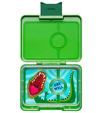 Yumbox Nestisbox M. 3 hólf - Bento snarl - Jurassic Green/Dinosa