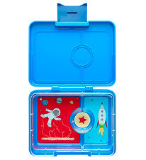 Yumbox Nestisbox M. 3 romm - Bento snarl - Surf Blue/Rocket