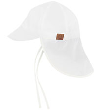 Mikk-Line Chapeau de soleil - Col long Solid - Blanc