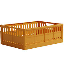 Boîte Pliante Made Crate - Maxi - 48x33x17,5 cm - Mustard