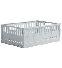 Boîte Pliante Made Crate - Maxi - 48x33x17,5 cm - Ice Cubes Blue