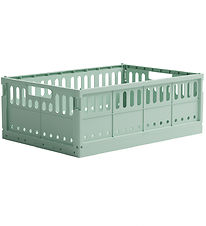 Boîte Pliante Made Crate - Maxi - 48x33x17,5 cm - Menthe