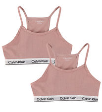 Calvin Klein Tops - 2 Pack - Modal/Coton - Rose velours