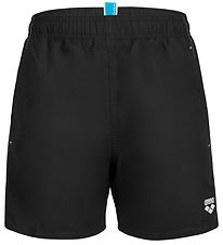 Arena Swim Trunks - Solid R - Black/White